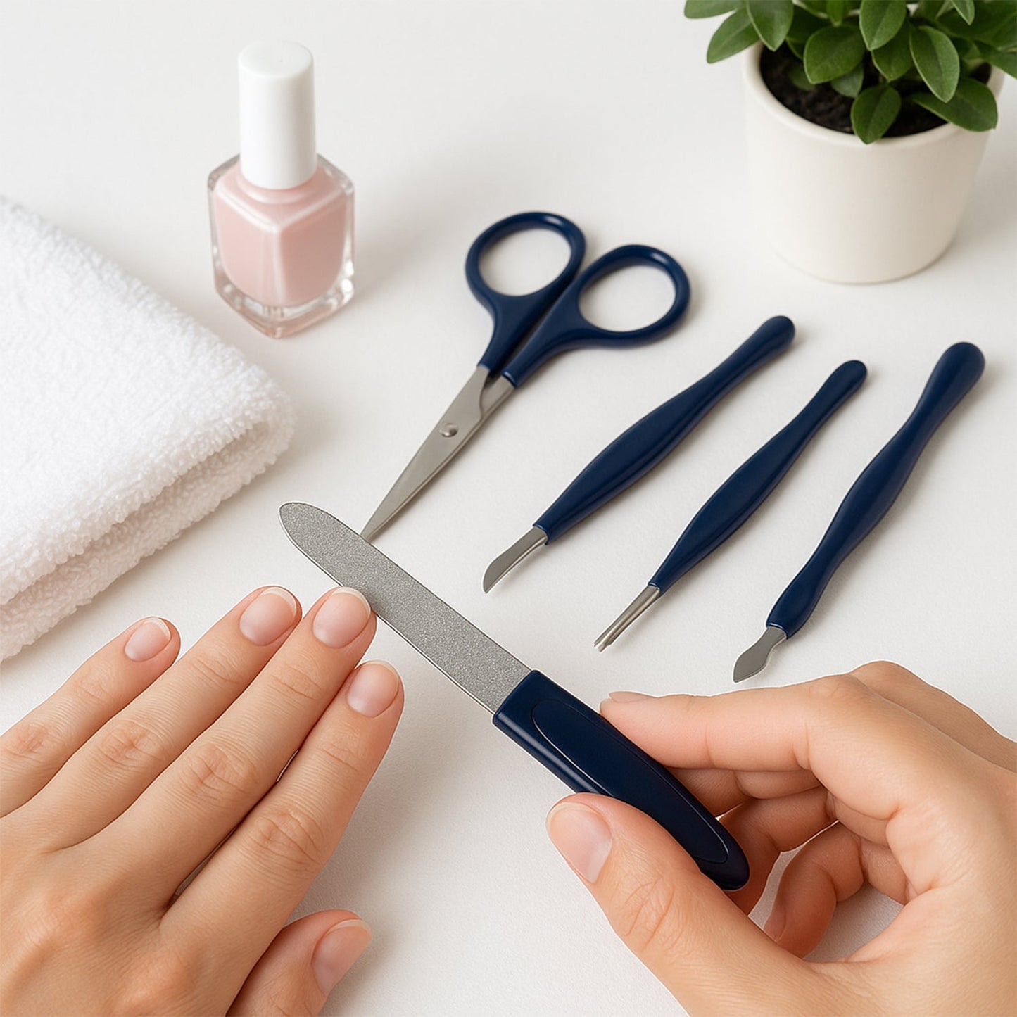 6 in1 Manicure &amp; Pedicure Grooming Kit